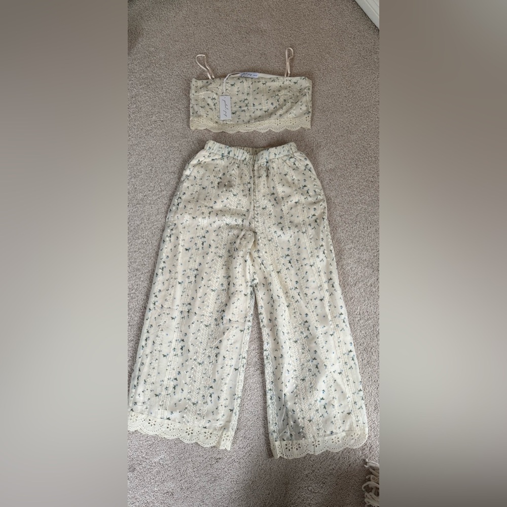 Floral Patterned Pants